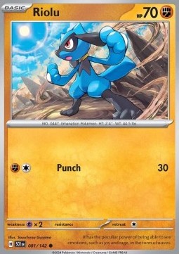 Riolu - Stellar Crown (Common) [SCR-081] Main image