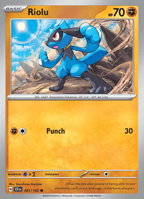 Riolu - Stellar Crown (Common) [SCR-081] Main image