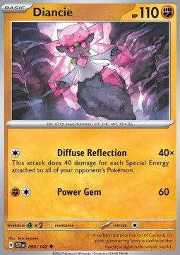 Diancie - Stellar Crown (Uncommon) [SCR-086] Immagine principale del prodotto