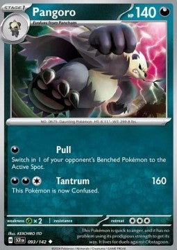 Pangoro - Stellar Crown (Uncommon) [SCR-093] Hover Image