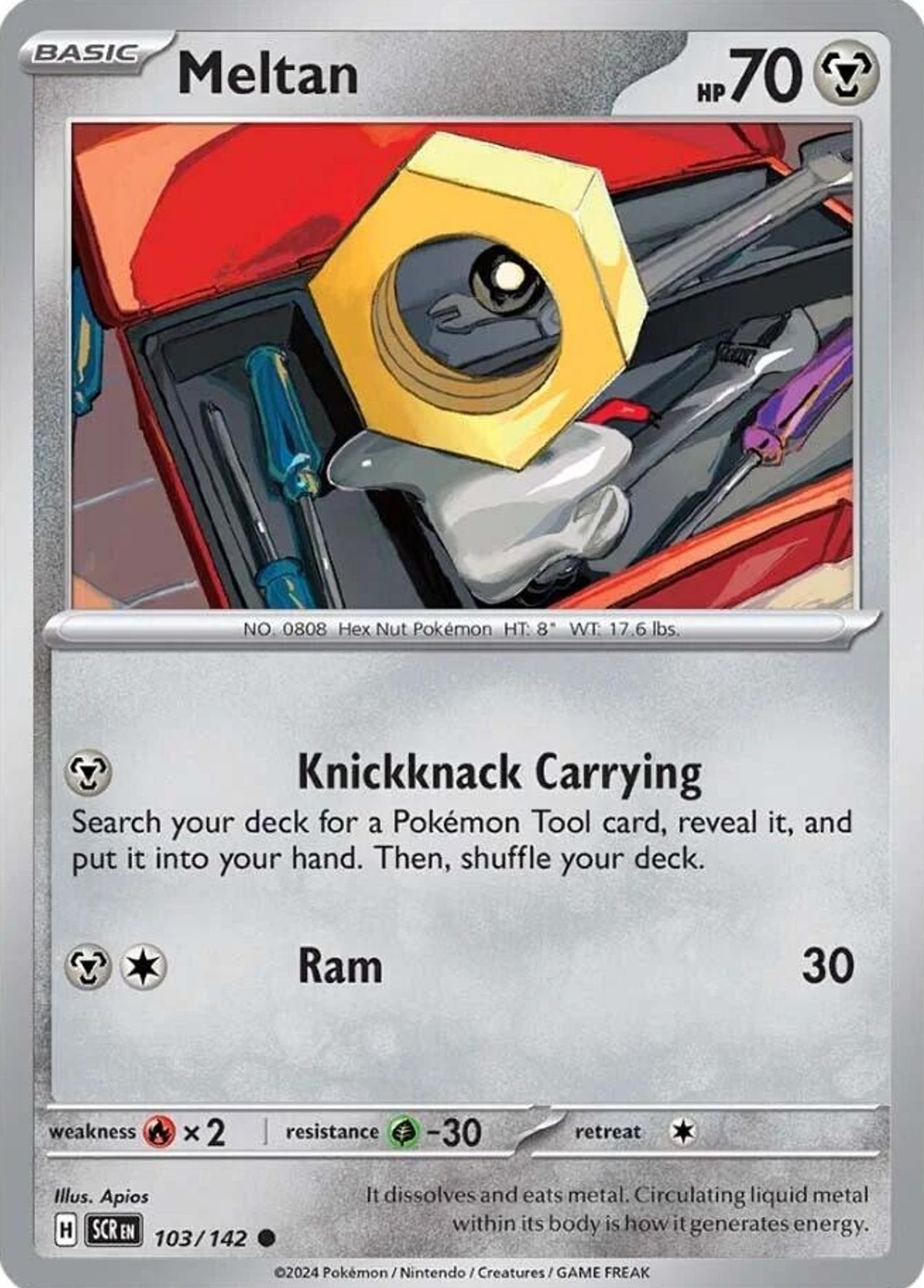 Meltan - Stellar Crown (Common) [SCR-103] Hoofdafbeelding