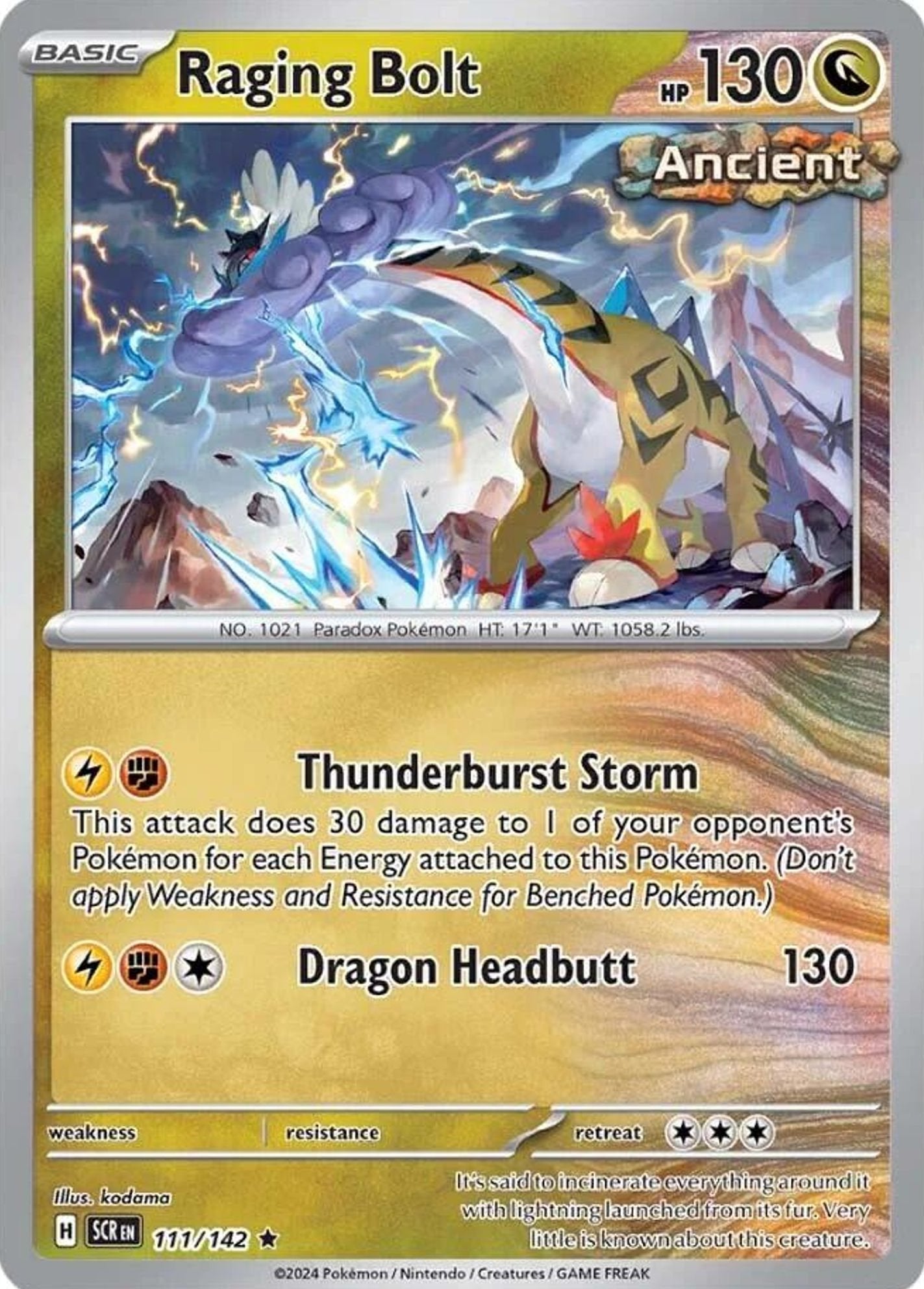 Raging Bolt - Stellar Crown (Rare) [SCR-111] Hoofdafbeelding