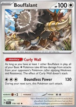 Bouffalant - Stellar Crown (Rare) [SCR-119] Hover Image