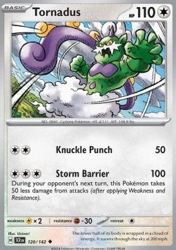 Tornadus - Stellar Crown (Uncommon) [SCR-120] Hover Image