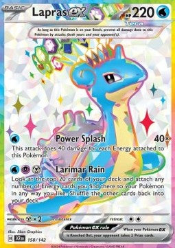 Lapras ex - Stellar Crown (Ultra Rare) [SCR-158] Hover Image