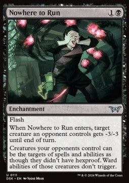 Nowhere to Run - Duskmourn: House of Horror (Uncommon) [DSK-111] Image principale du produit