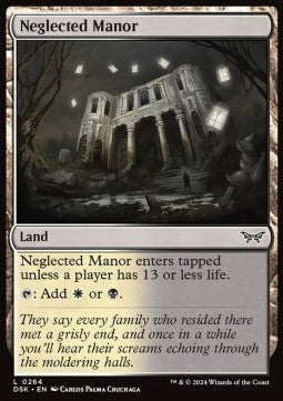 Neglected Manor - Duskmourn: House of Horror (Common) [DSK-264] Image principale du produit
