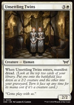 Unsettling Twins - Duskmourn: House of Horror (Common) [DSK-38] Main image