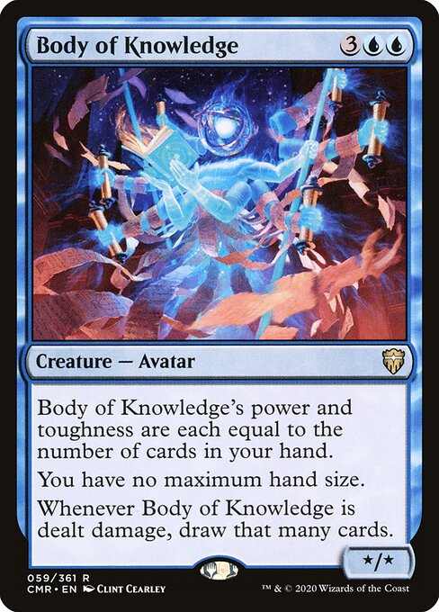 Body of Knowledge – Commander Legends (CMR-59) Magic: The Gathering card