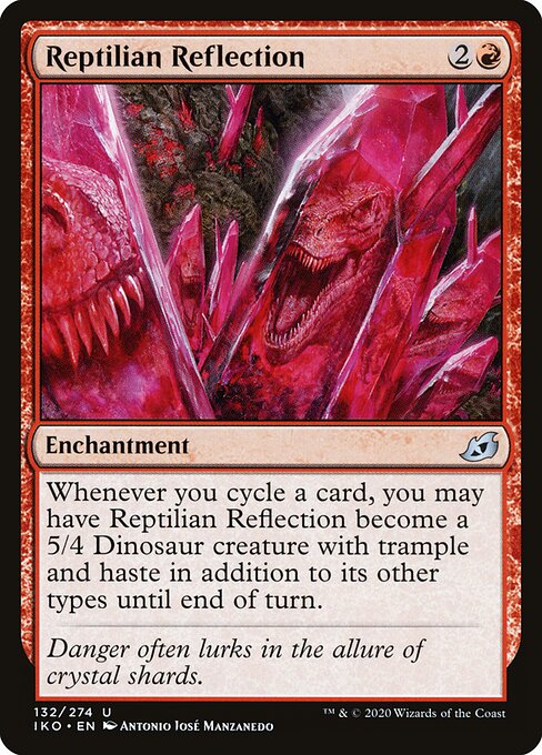 Reptilian Reflection – Ikoria: Lair of Behemoths (IKO-132) Magic: The Gathering card