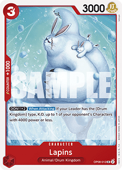 Lapins (OP08-012) - Two Legends (Uncommon) [OP08-012] Immagine principale del prodotto