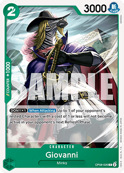 Giovanni (OP08-026) - Two Legends (Common) [OP08-026] Immagine principale del prodotto