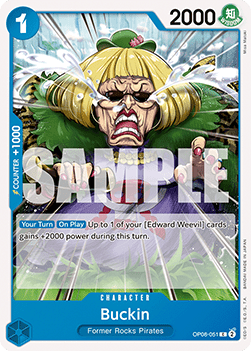 Buckin (OP08-051) - Two Legends (Common) [OP08-051] Immagine principale del prodotto
