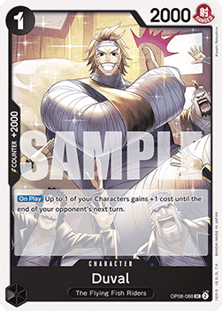 Duval (OP08-088) - Two Legends (Uncommon) [OP08-088] Immagine principale del prodotto