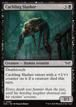 Cackling Slasher - Duskmourn: House of Horror (Common) [DSK-85] Main image
