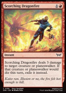 Scorching Dragonfire - Duskmourn: House of Horror (Common) [DSK-156] Main image