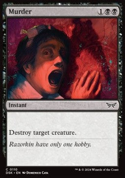 Murder - Duskmourn: House of Horror (Common) [DSK-110] Main image