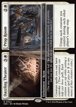 Dazzling Theater // Prop Room - Duskmourn: House of Horror (Rare) [DSK-3] Main image