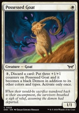 Possessed Goat - Duskmourn: House of Horror (Common) [DSK-25] Main image