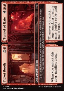 Ticket Booth // Tunnel of Hate - Duskmourn: House of Horror (Common) [DSK-158] Main image