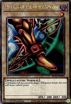 Left Leg of the Forbidden One - 25th Anniversary Tin: Dueling Mirrors (Quarter Century Secret Rare) [MP24-003]