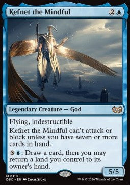 Kefnet the Mindful - Commander: Duskmourn: House of Horror (Mythic) [DSC-118] Image principale du produit