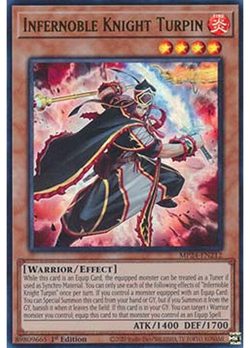 Infernoble Knight Turpin — 25th Anniversary Tin: Dueling Mirrors (MP24-212) Yu-Gi-Oh! card Immagine principale del prodotto