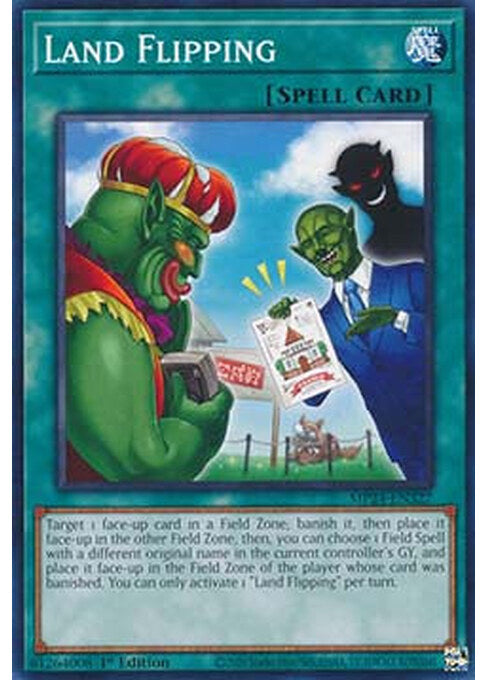 Land Flipping — 25th Anniversary Tin: Dueling Mirrors (MP24-327) Yu-Gi-Oh! card Main image