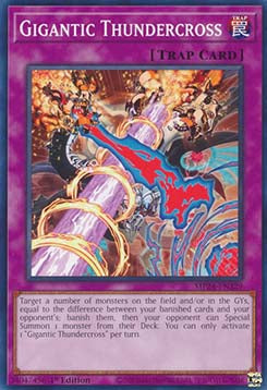 Gigantic Thundercross - 25th Anniversary Tin: Dueling Mirrors (Common) [MP24-329] Main image