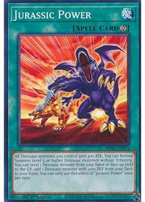Jurassic Power — 25th Anniversary Tin: Dueling Mirrors (MP24-373) Yu-Gi-Oh! card Main image