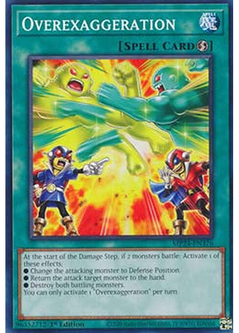 Overexaggeration — 25th Anniversary Tin: Dueling Mirrors (MP24-376) Yu-Gi-Oh! card Imagen principal del producto