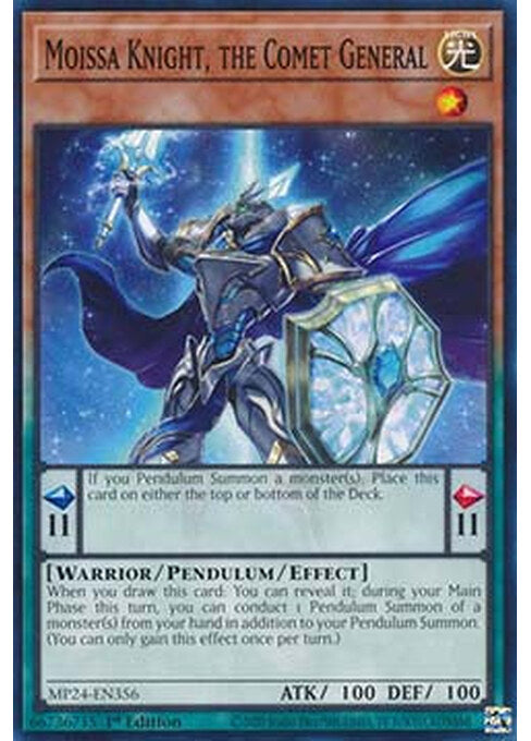Moissa Knight, the Comet General — 25th Anniversary Tin: Dueling Mirrors (MP24-356) Yu-Gi-Oh! card Main image