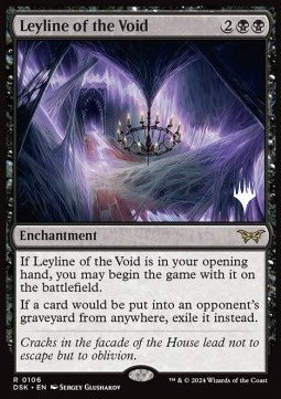 Leyline of the Void (V.2) - Duskmourn: House of Horror: Promos (Rare) [PDSK-106] Hoofdafbeelding