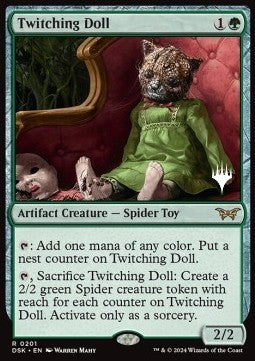 Twitching Doll (V.2) - Duskmourn: House of Horror: Promos (Rare) [PDSK-201]