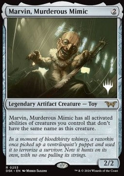 Marvin, Murderous Mimic (V.2) - Duskmourn: House of Horror: Promos (Rare) [PDSK-253] Hoofdafbeelding