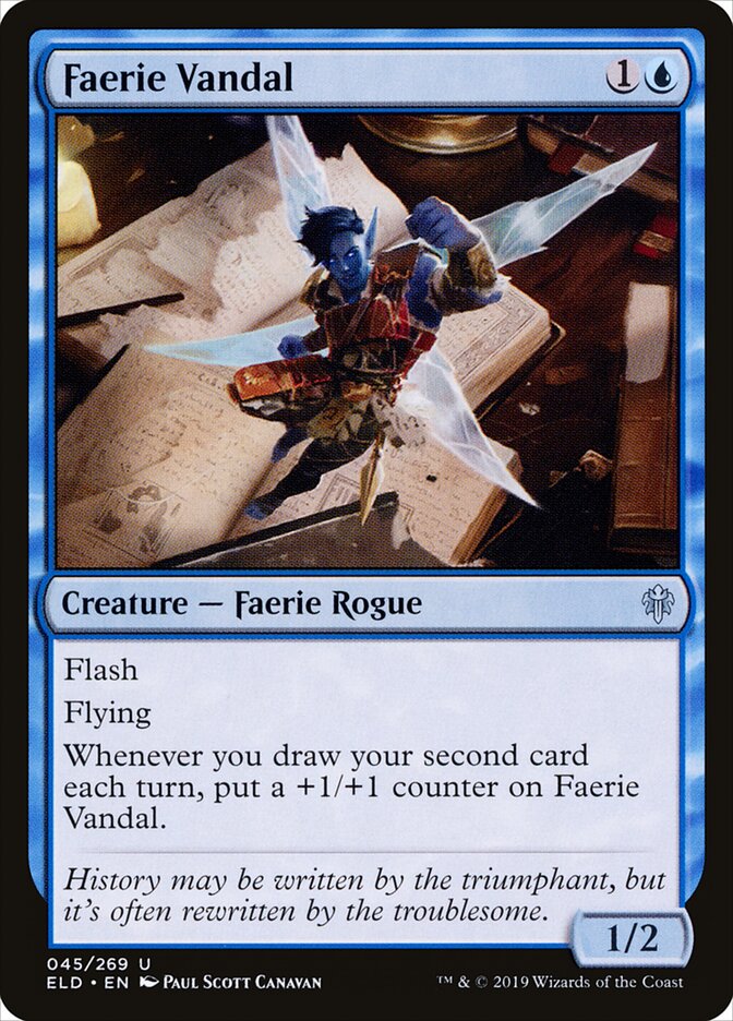 Faerie Vandal - Throne of Eldraine (Uncommon) [ELD-45] Image principale du produit