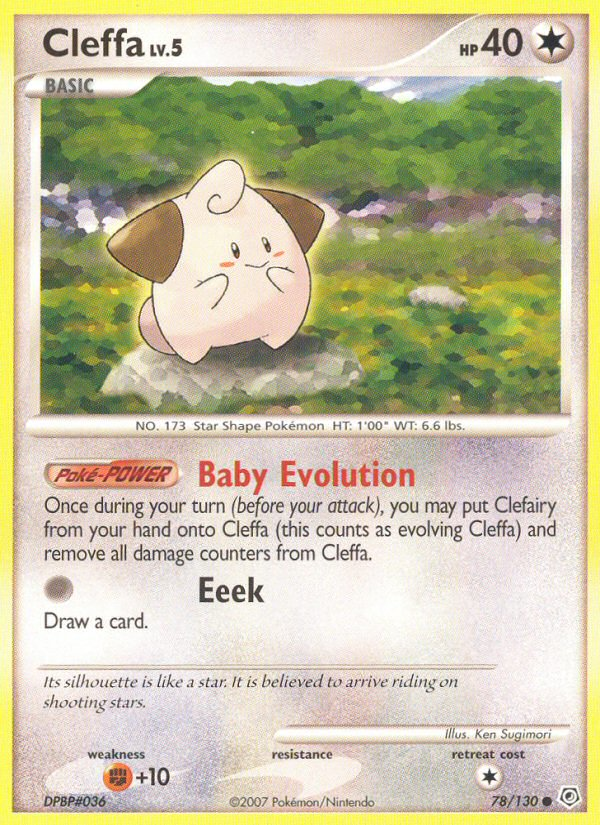 Cleffa Lv.5 – Diamond & Pearl 78 – Pokémon TCG single card Hoofdafbeelding