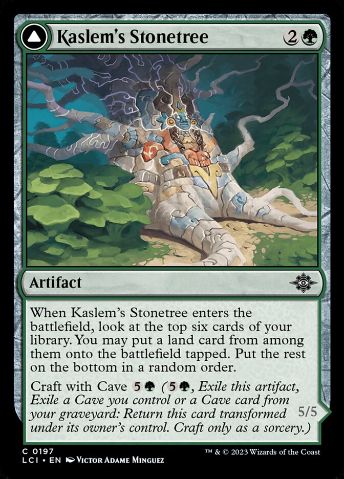 Kaslem's Stonetree // Kaslem's Strider - The Lost Caverns of Ixalan (Common) [LCI-197]