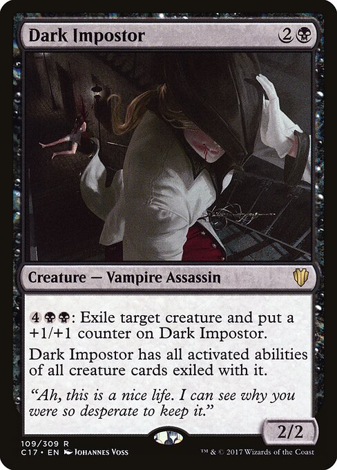 Dark Impostor – Commander 2017 (C17-109) Magic: The Gathering card