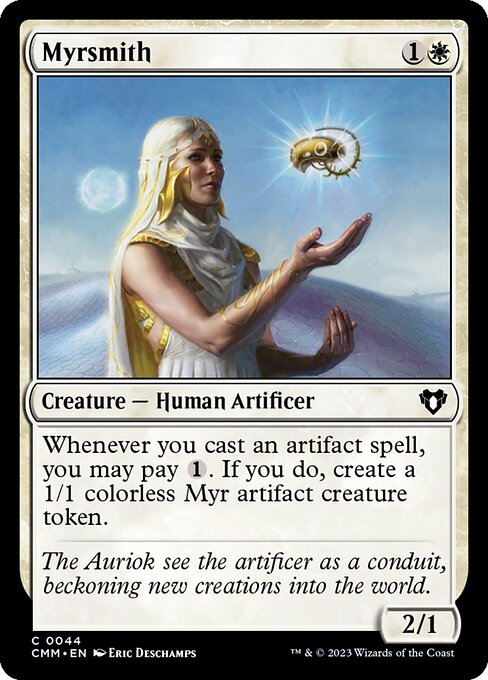 Myrsmith – Commander Masters (CMM-44) Magic: The Gathering card