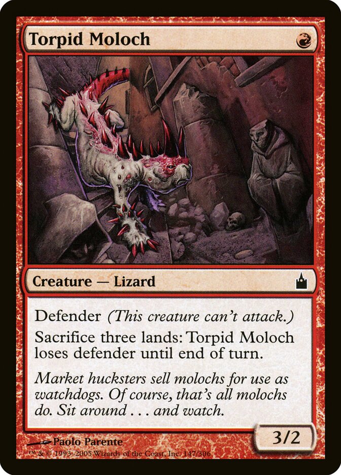 Torpid Moloch - Ravnica: City of Guilds (Common) [RAV-147]