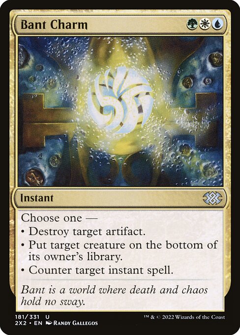 Bant Charm – Double Masters 2022 (2X2-181) Magic: The Gathering card Main image