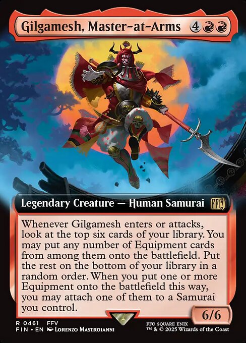 Gilgamesh, Master-at-Arms – Final Fantasy (FIN-461) Magic: The Gathering card | LC-REM-20260804-15543933960524-79070b71-3737-4d9a-8193-b2d7bf8d876b Imagen principal del producto