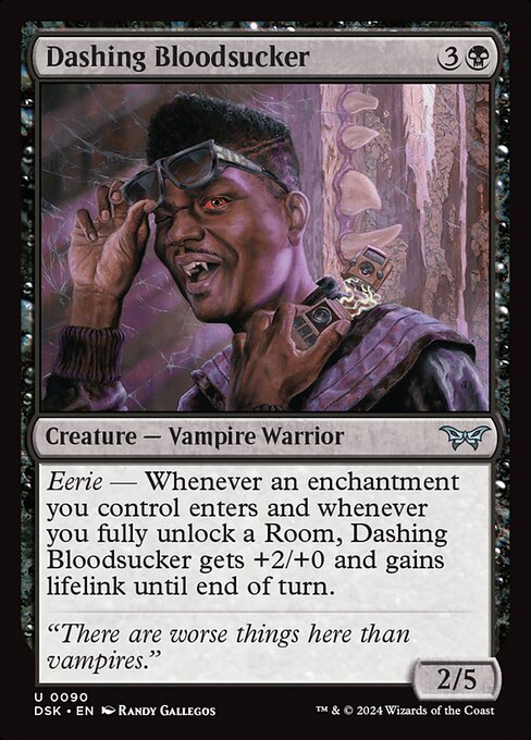 Dashing Bloodsucker – Duskmourn: House of Horror (DSK-90) Magic: The Gathering card Hauptbild