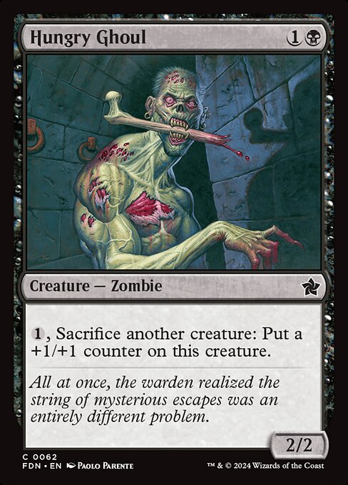 Hungry Ghoul – Magic: The Gathering Foundations (FDN-62) Magic: The Gathering card