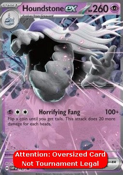 Houndstone ex - SV Black Star Promos (Oversized) [SVP-162] Main image