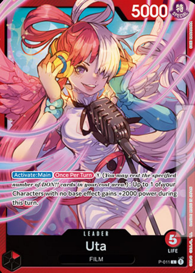 Uta (P-011) (V.2) - Promos (Japanese) (Leader) [P-JP-011] Hover Image