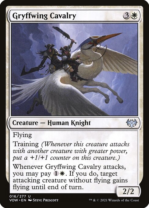 Gryffwing Cavalry – Innistrad: Crimson Vow (VOW-16) Magic: The Gathering card | LC-REM-20260804-15765057831244-792d5b41-27f3-455b-890e-a1771944fc7d Immagine principale del prodotto