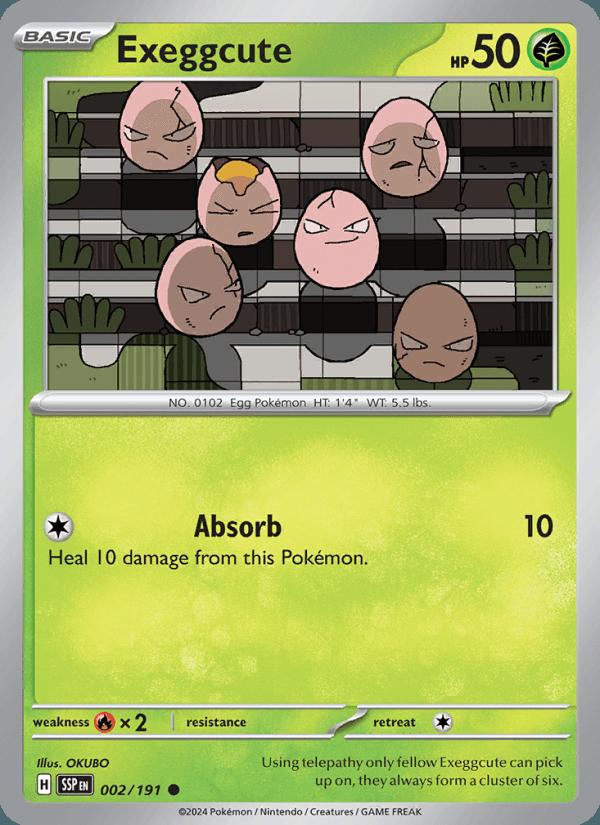 Exeggcute - Surging Sparks (Common) [SSP-002] Hoofdafbeelding