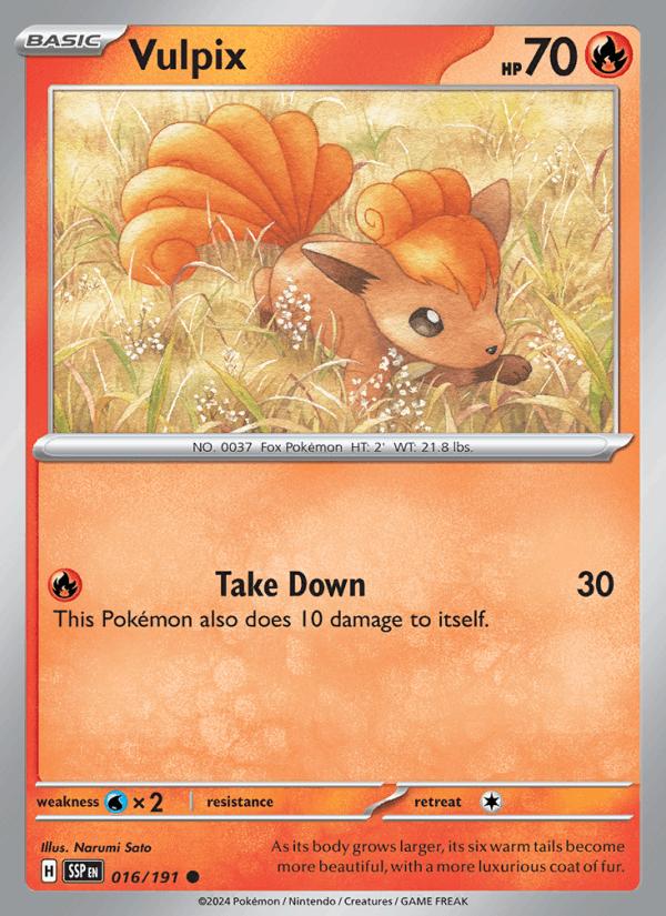 Vulpix - Surging Sparks (Common) [SSP-016] Image principale du produit